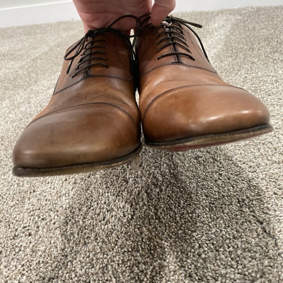 SOLD CHRISTIAN LOUBOUTIN Greggo EU 44 1/2 US 11 Brown Oxford Shoes - Picture 4 of 16